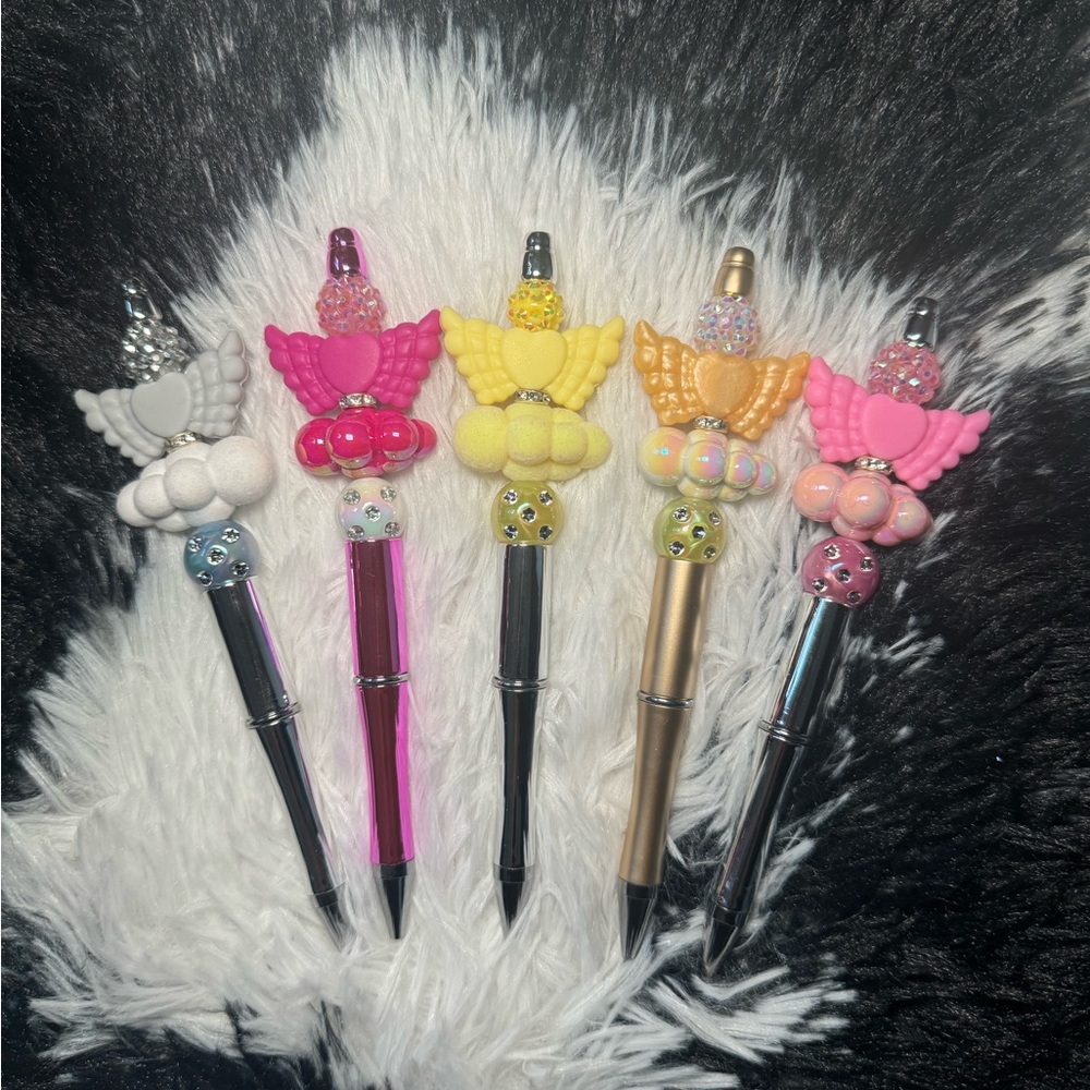 Bundle of 5 pens! Custom made angel wings